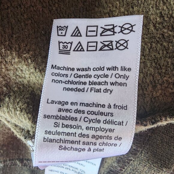 Untuckit Mens Medium Sweatshirt Parkson Snap Fleece Green Long Sleeve - Picture 8 of 10